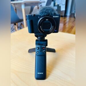 Sony ZV-1 Vlog Camera, Set, Case, Charger, & Batteries